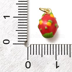 Латунь эмаль подвески&nbsp;KK-Z093-22G-01