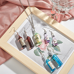 Наборы для самостоятельного изготовления сережек в форме напитков&nbsp;DIY-CA0001-51S