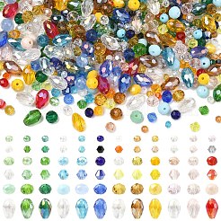 18 нити 18 стилей стеклянных бусин нити&nbsp;GLAA-YW0005-53A