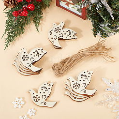 Украшения из деревянных подвесок своими руками&nbsp;WOOD-WH20007-02C