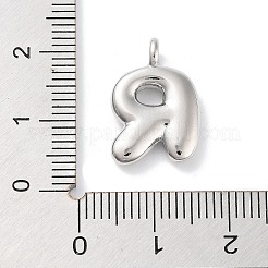 Подвески из латуни с покрытием стойки с буквами-шариками&nbsp;KK-C050-01P-R