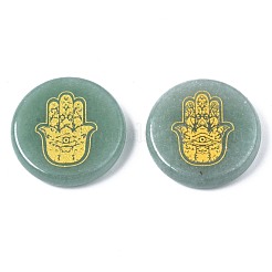 Естественный зеленый авантюрин кабошонов&nbsp;G-S375-005A