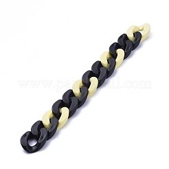 Непрозрачные акриловые цепи для бордюров ручной работы&nbsp;AJEW-JB00617