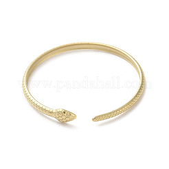 Браслеты-манжеты в виде змеи из нержавеющей стали 304&nbsp;LS-BJEW-A003-02G