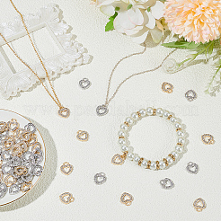 60шт. 2-х цветные подвески со стразами&nbsp;FIND-ME0001-64