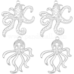 6 шт. 2 стиля подвески из нержавеющей стали 304&nbsp;STAS-BBC0007-33