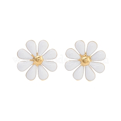 Серьги-гвоздики из нержавеющей стали 304 с эмалью&nbsp;LS-EJEW-S226-03G-03