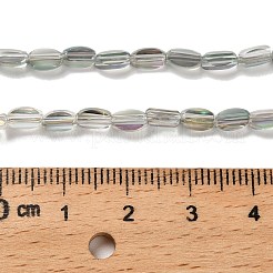 Стеклянные бусины с гальваническим покрытием &nbsp;EGLA-P064-01A-FR04