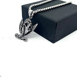 Ретро-подвеска в виде мифического дракона из нержавеющей стали 304 для мужчин и женщин.&nbsp;XN5499