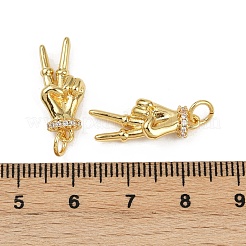 Латунные микро проложить кубического циркония подвески&nbsp;KK-C093-01A-G