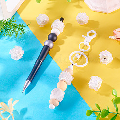 Полимерная глина с бусинами под жемчуг CLAY-TAC0020-02A