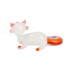 Серия животных миниатюрные украшения ручной работы лэмпворк&nbsp;LAMP-Q005-10G