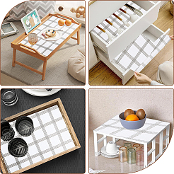 ПВХ-покрытия для полок с узором «тартан»&nbsp;AJEW-WH20020-097