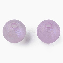 Радужное переливчатое покрытие акриловыми бусинами&nbsp;MACR-N006-16B-B01