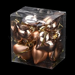 День святого Валентина гальванические пластиковые подвески в форме сердца украшения&nbsp;KY-D020-02D