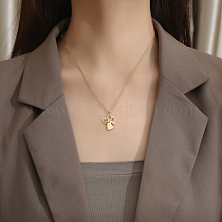 Женские кулоны с силуэтом матери и ребенка из нержавеющей стали 304&nbsp;WI4645-1