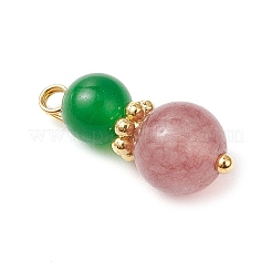 10 шт. 10 стиля смешанных камней круглые бусины подвески&nbsp;PALLOY-JF04085