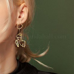 20 шт. подвески из нержавеющей стали 304 двух цветов&nbsp;STAS-DC0013-74