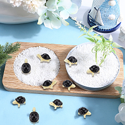 12 шт. смоляные 3D животные украшения&nbsp;AJEW-SP0002-14