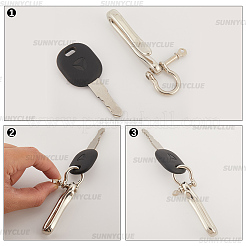 2 шт. латунные застежки-крючки в тибетском стиле&nbsp;FIND-SC0016-53