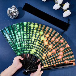 1 шт. светящиеся бомбочки и тканевые веера&nbsp;AJEW-SP0003-78D