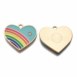 Подвески из эмали и сплава&nbsp;ENAM-T011-108C-NR