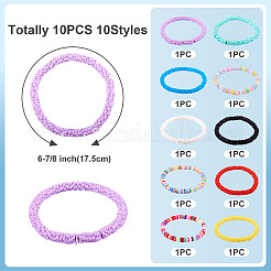 Браслеты из бусин из полимерной глины&nbsp;BJEW-TAC0032