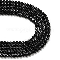 Бусины из натурального черного оникса&nbsp;G-C280-B01-6mm