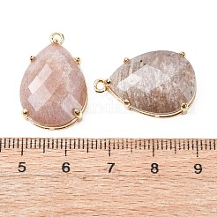 Подвески из натурального солнечного камня&nbsp;G-M431-10G-09