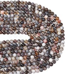 Природные Ботсвана агат бисер нитей&nbsp;G-G453-B01-8mm