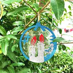 Силиконовые Молды для большой подвески на новогоднюю тематику&nbsp;DIY-L067-B10