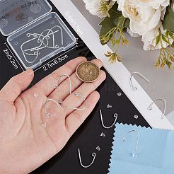 10 пара 925 крючка для сережек из стерлингового серебра&nbsp;STER-BBC0006-88