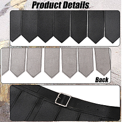 Юбка из искусственной кожи с римским поясом&nbsp;AJEW-WH20033-120A