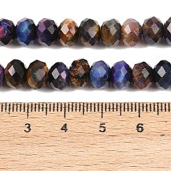 Природных тигровый глаз бисер нитей&nbsp;G-C259-A49-5x8mm