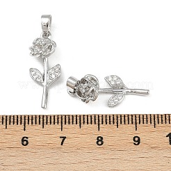 Латунные микро проложить кубического циркония подвески&nbsp;KK-F908-22P