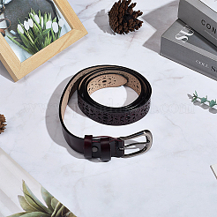 Кожаные ремни с полой цепью для мужчин&nbsp;AJEW-WH20070-165A