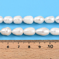 Нити из натурального культивированного пресноводного жемчуга PEAR-N012-08P-01