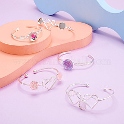 Изготовление браслета-манжеты из латуни 4 видов и железа 2 вида&nbsp;DIY-BY0001-23