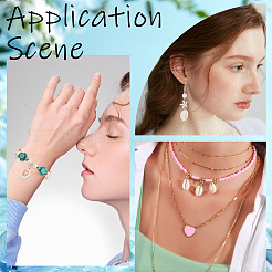 30 шт. подвески из натуральной ракушки каури&nbsp;SHEL-SC0001-31B