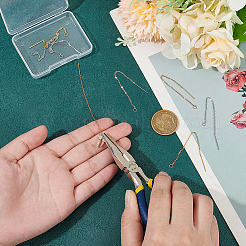 4 пара 2-х цветных сережек из нержавеющей стали 304&nbsp;STAS-LP0001-14