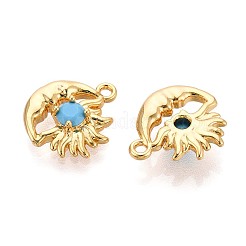 Латунные микро проложить кубического циркония подвески&nbsp;KK-N263-94B-G