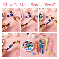 Пластиковые шариковые ручки&nbsp;DIY-BT0001-60E