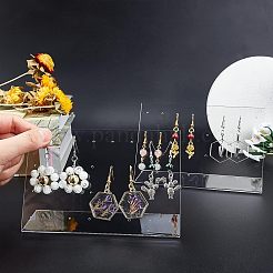 Акриловые серьги&nbsp;EDIS-WH0013-04