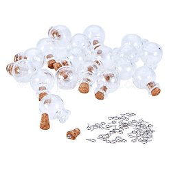 Стеклянные бутылки стеклянные фляги&nbsp;AJEW-PH0015-03