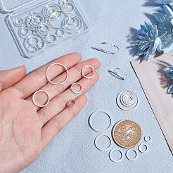 60шт 6 стильных латунных соединительных кольца&nbsp;KK-PH0003-87