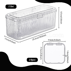 Пластиковый держатель-органайзер&nbsp;CON-WH0099-93