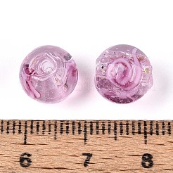 Ручной работы бусины фольги LAMP-T021-33F