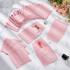 Бархатные мешочки с клапаном для украшений&nbsp;ABAG-WH0038-43G