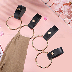 4шт держатель для полотенец из искусственной кожи&nbsp;HJEW-CN0001-34A