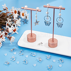 Латунные клипсы серьги&nbsp;KK-SP0001-08S